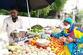 کرناٹک :سبزی کی قیمتوں میں اضافہ