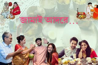 jamai-shasthi-2021-neel-bhattacharya-trina-saha-gourab-chatterjee-devlina-kumar-tollywood-newly-married-couples-first-shasthi