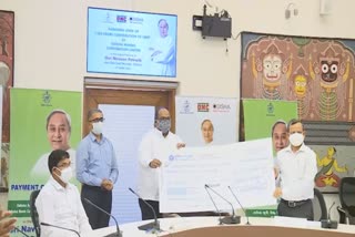 Odisha mining corporation, OMC, OMC donates Rs 500 crore, Chief Minister's Relief Fund, ମୁଖ୍ୟମନ୍ତ୍ରୀ ରିଲିଫ ପାଣ୍ଠି, 500 କୋଟି ଦେଲା ଓଏମସି, ଓଡି଼ଶା ଏଗ୍ରୋ ଇଣ୍ଡଷ୍ଟ୍ରିଜ୍ କର୍ପୋରେସନ୍, ଓଡି଼ଶା କାଜୁ ବିକାଶ ନିଗମ