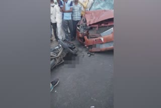 car bike accident near badnapur jalna, two died