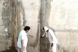 Water logging in Ajmer Madar Underpass, अजमेर मदार अंडरपास में जलजमाव