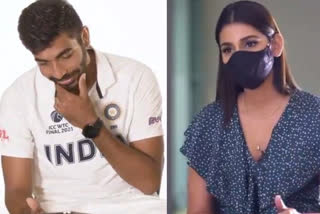 bumrah, sanjana