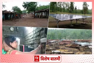 chopan village of melghat  got electricity afer 70 years of independence