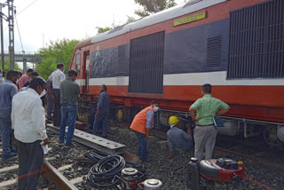 Train derailed