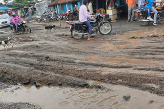 poor condition of national highway 32 in purulia