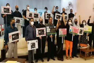 doctors-protest-for-demanding-the-implementation-of-cmpa-in-ranchi