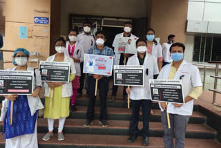 Doctors agitation against attacks on doctors in mumbai