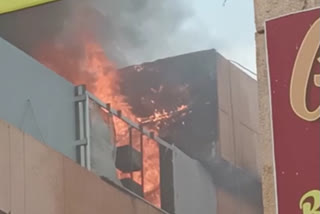 fire in Noida Metro Rail Corporation office