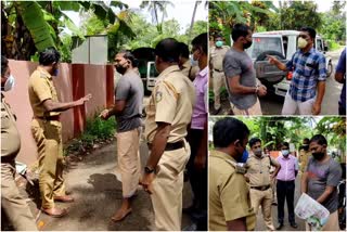 യുവാവിനെ കുത്തി കൊലപ്പെടുത്തി  പ്രതികളെ തെളിവെടുപ്പിന്‌ എത്തിച്ചു  man-stabbed-to-death  accused were brought for evidence  stabbed-to-death