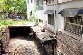 Excessive encroachment on drains in Bhopa