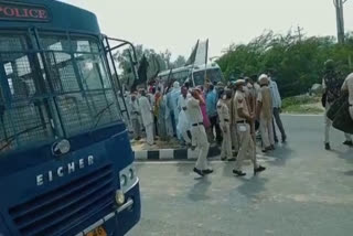 farmers protest hisar