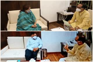 CM Shivraj Singh Chauhan had one-to-one discussion with four ministers