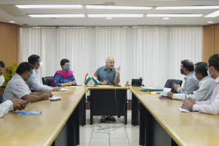 Manish Sisodia holds review meeting on progress of Delhi Sports University