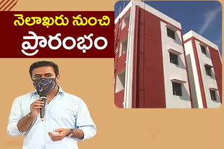 2bhk houses Openings On this Month End by minister ktr in hyderabad