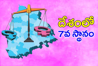 Improved sex ratio in the telangana