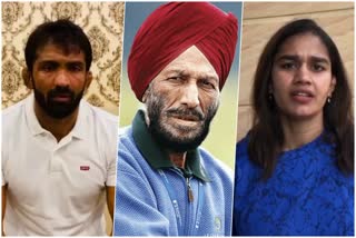 yogeshwar dutt and babita phogat remembering milkha singh