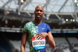 Olympics  Olympic silver medalist  Luvo Manyonga  ലുവോ മന്യോംഗ  ഒളിമ്പിക് വെള്ളി മെഡല്‍ ജേതാവ്  ഒളിമ്പിക്സ്  വെള്ളി മെഡല്‍ ജേതാവ്