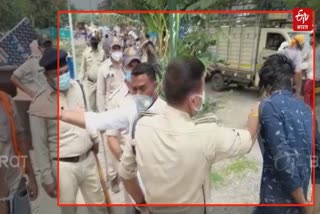 csp slaps shopkeeper in indore