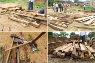Illegal wood worth 2.5 lakh seized