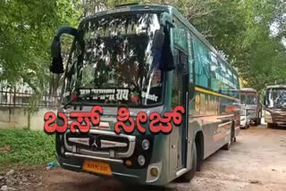 illegal Transport Interstate Buses Siege in Tumkur