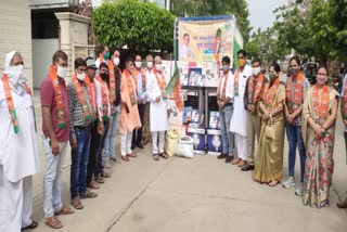 MP Ramcharan Bohra, Roti cloth campaign