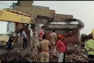 under-construction building collapsed  building collapsed  rajasthan building collapsed  Arjun Meghwal  BD Kalla  ബിക്കാനീറിൽ കെട്ടിടം തകർന്നു വീണു  രാജസ്ഥാൻ വാർത്തകൾ  നിർമാണത്തിലിരിക്കുന്ന കെട്ടിടം തകർന്നു വീണു  അർജുൻ മേഘ്വാൾ