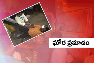 lorry, dcm accident at nellore latest news