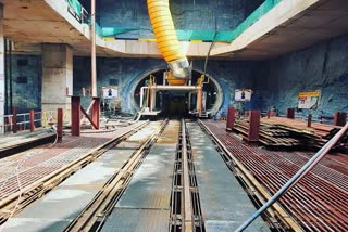 delhi metro phase 4 construction work in full swing