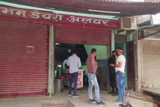 alwar latest news,  selling liquor in milk dairy