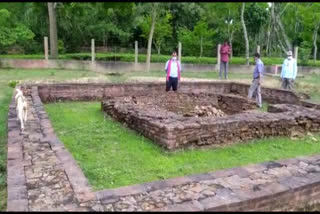 Mla bishwajit Phukan's visit archalogical of historic Kachari region