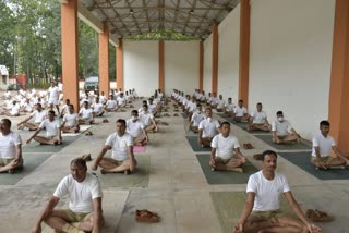 People performed yoga from simdega to hazaribagh
