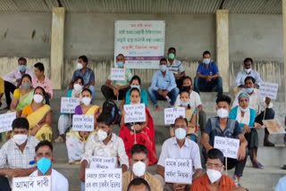 health workers protest