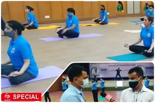 Delhi cm Arvind Kejriwal launches one year diploma course in  DPSRU  on International Yoga Day