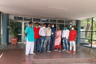 rajasthan news, जयपुरिया अस्पताल में ठेका प्रथा का विरोध,  Opposition to contract system in Jaipuria Hospital