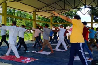 7TH INTERNATIONAL YOGA DAY CELEBRATED AT VARIOUS PLACES IN ASSAM