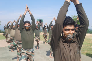 World Yoga Day in Anantnag