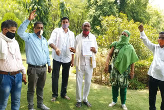 demand for panchayat assistants, memorandum to alwar collector