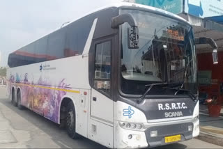 Buses start operating in rajasthan,  Rajasthan Roadways