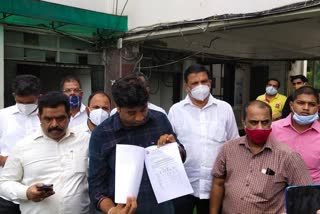 scam in thane mnc global plaza tender allegation by mns leader avinash jadhav