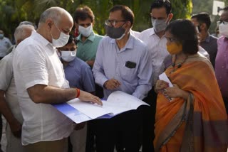 DELHI DEPUTY CM MANISH SISODIA INSPECTS NEW SCHOOL BUILDINGS