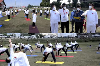International yoga day celebrated in Anantnag