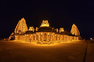 mp Santosh upload cliks by him of yadadri temple