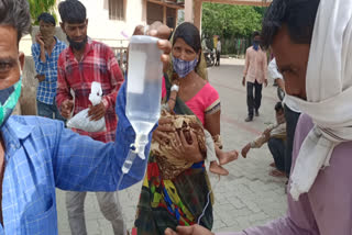 महिला ने पीया विषाक्त पदार्थ, woman drank toxic substance