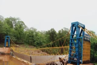 The bridge at Devghat collapsed