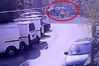 viral video of chain snatching from Ghaziabad woman