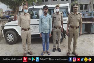 पुलिस की गिरफ्त में आरोपी ड्राइवर