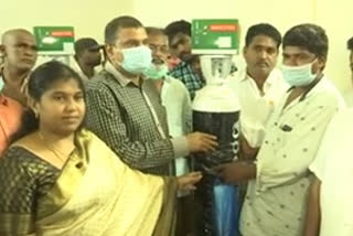 chiranjeevi oxygen bank opened at eluru