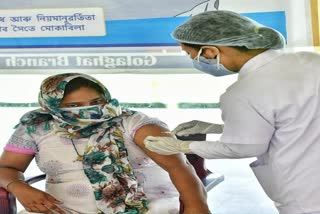 'mega' covid vaccination drive in Assam state