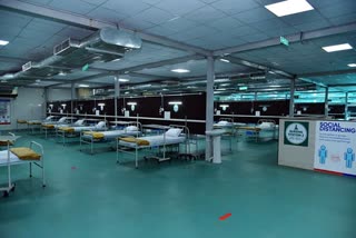 beds empty for corona patients in raipur