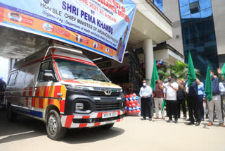 108 Ambulance service inaugurated by Pema Khandu